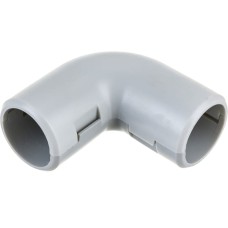 CI32G Угол 90 гр.(2част.), без галогена, для труб D32мм, белый (1уп = 10шт) Экопласт (41232-10HF-W)